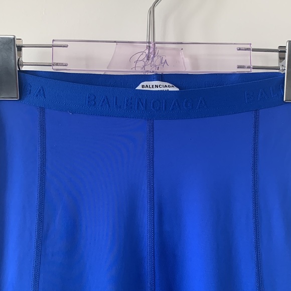 Balenciaga Activewear Electric Blue Leggings Set S/M - Picture 11 of 15